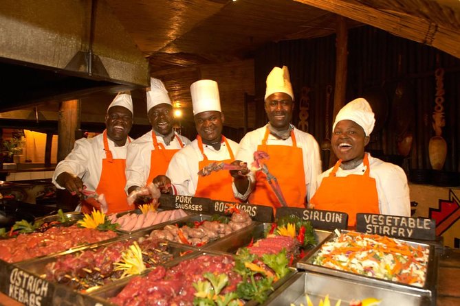 Boma Dinner with Spectacular African Dance Show - Getting there and the timing: 7:00 pm pickup to about 10:00 pm