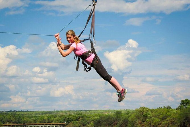 Flying Fox (Zimbabwe) - Flying Fox At Victoria Falls Bridge: Superman Style, Real Height