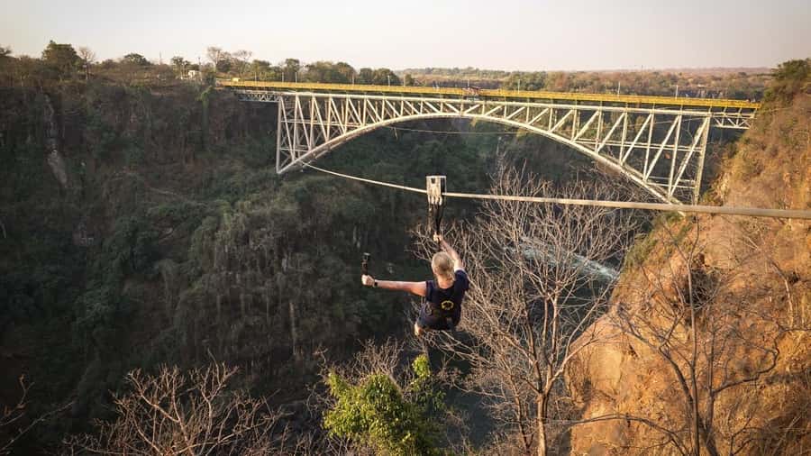 From Victoria Falls: Zip Line from the Victoria Falls Bridge - Arriving at Victoria Falls Bridge: Border Pass and a Short Walk
