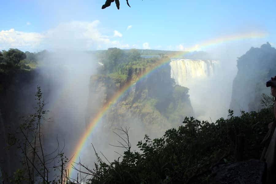 GUIDED TOUR OF THE VICTORIA FALLS ON THE ZAMBIAN SIDE - Knife Edge Bridge, Danger Point, and the Boiling Pot viewpoints