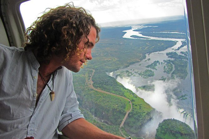 Helicopter Flight 12/13 Minute (Zimbabwe) - The Flight Itself: Circling Turns Built for Photos