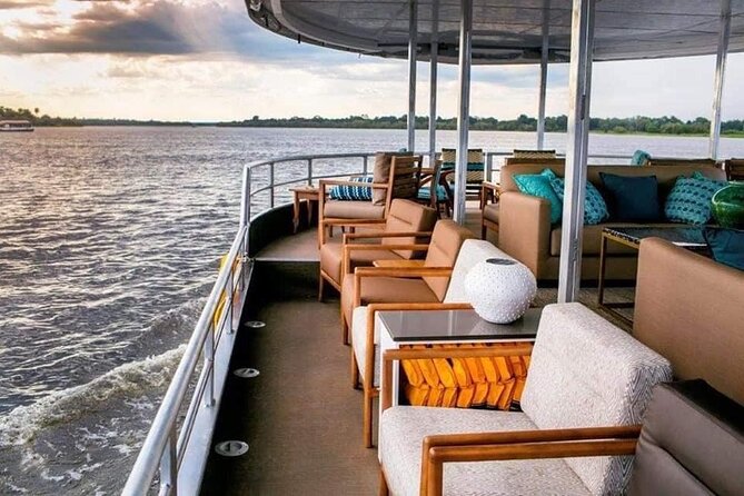 Luxury Sunset River Cruise on the Zambezi - The Mosi-oa-Tunya and Victoria Falls National Park Connection