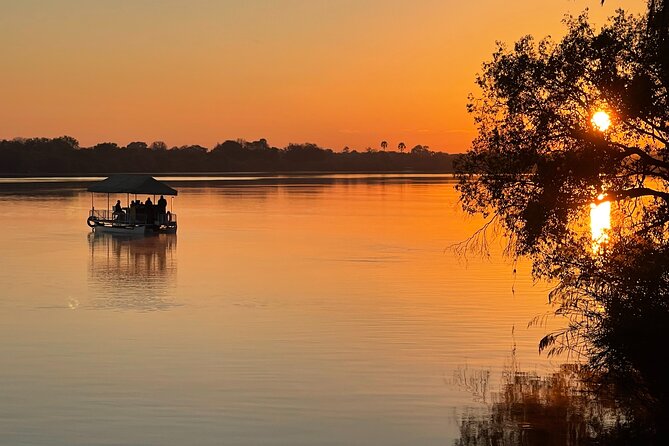 Private Sunrise Cruise on the Zambezi River - The upper Zambezi and the mist of Victoria Falls