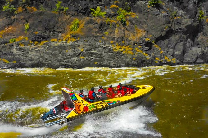 Shearwater Adventure Jet Boat Experience in Victoria Falls - Jet boat speed on the Zambezi: what you gain in 3 hours