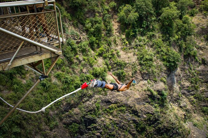 Shearwater Bungee Jump Victoria Falls Bridge - Safety on the Harness, Cords, and Recovery