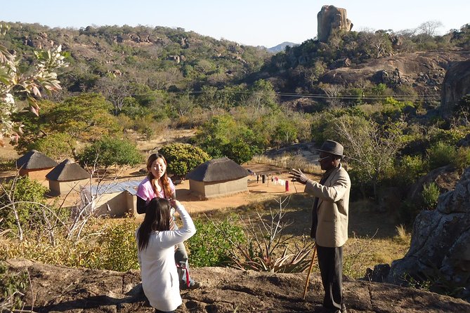 Silunguzi Matopos Village & Rock Paintings Visit ! - Matobo National Park Drive, Animals, and Balancing Rocks Photo Stops