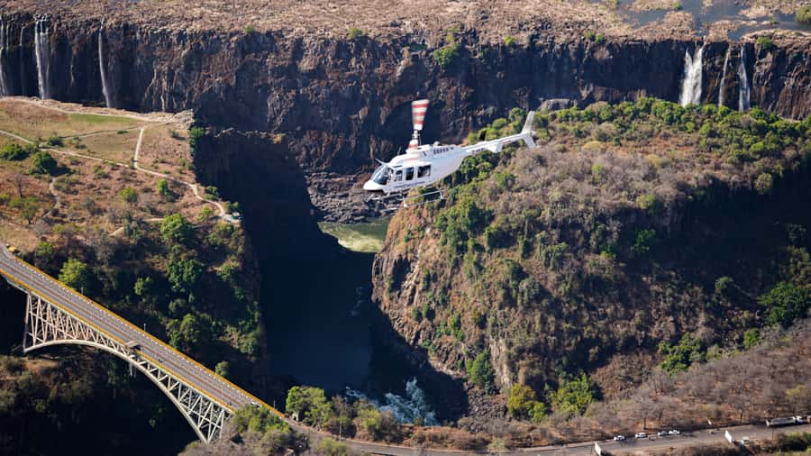 Victoria Falls:Explore the Zambezi Helicopter Experience - Why a 22-minute helicopter flight works so well at Victoria Falls