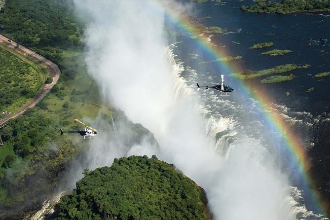 Victoria Falls Flight of the Angels Helicopter Flight - From Prinlin Safari Travels to takeoff: how the day usually flows