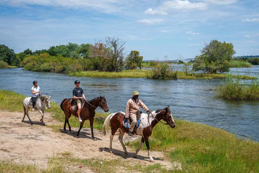 Victoria Falls National Park: Horseback Safari - Horses, helmets, and the reality of riding safely