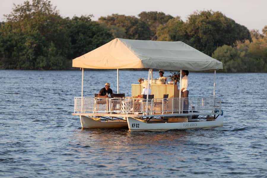 Victoria Falls: Private Sunset Cruise on the Zambezi River - The river itself: how the cruise works minute to minute